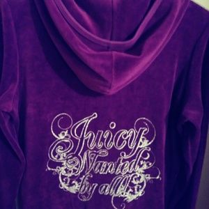 Juicy Couture Velour Embellished Juniors Hoodie